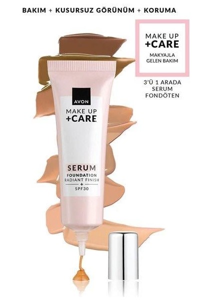 Make Up + Care 3’ü 1 Arada Serum Fondöten SPF30