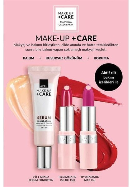 Make Up + Care 3’ü 1 Arada Serum Fondöten SPF30 fırsatları