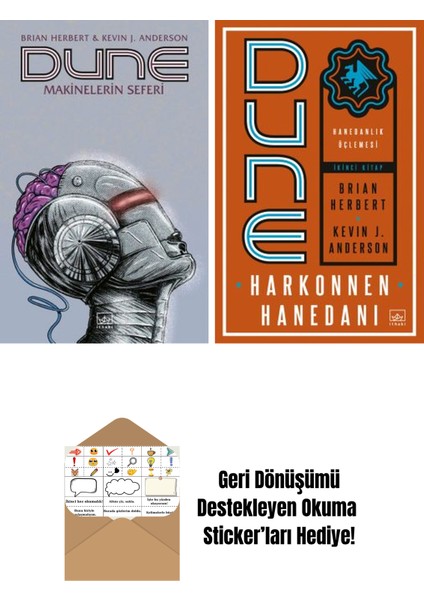 Dune: Makinelerin Seferi + Dune: Harkonnen Hanedanı – Hanedanlık Üçlemesi Ikinci Kitap