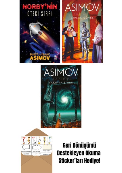 Norby’nin Öteki Sırrı + Çıplak Güneş – Robot Serisi 2. Kitap + Vakıf’ın Sınırı – Vakıf Serisi 4. Kitap