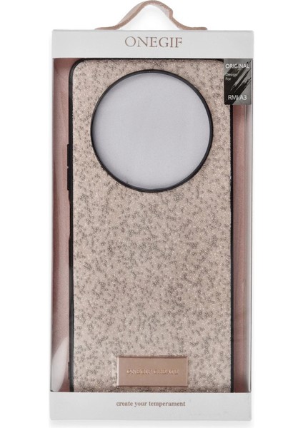 Onegif Xiaomi Redmi A3 4g Bright Simli Kapak - Pembe modelleri