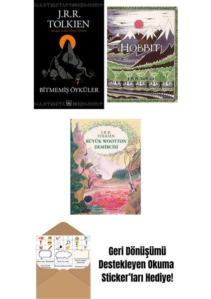 Bitmemiş Öyküler + Hobbit (Özel Ciltli Baskı) + Büyük Wootton Demircisi (Özel Ciltli Baskı)