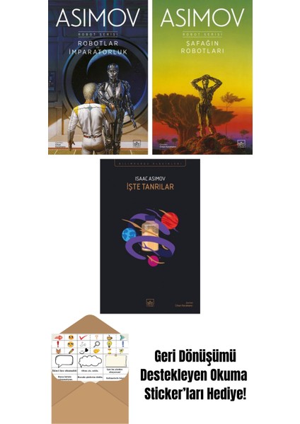 Robotlar ve Imparatorluk – Robot Serisi 4. Kitap + Şafağın Robotları – Robot Serisi 3. Kitap + Işte Tanrılar