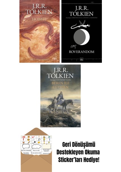 Hobbit (Resimli – Ciltli) + Roverandom (Siyah Kapak) + Beren ile Luthien