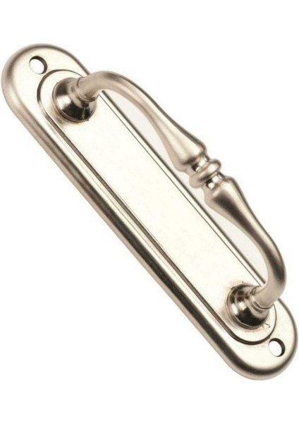 Saten Büyük Kıvrık Çekme Sürgülü Kapı Kolu 14,5x3,5cm (2'li Set) modelleri