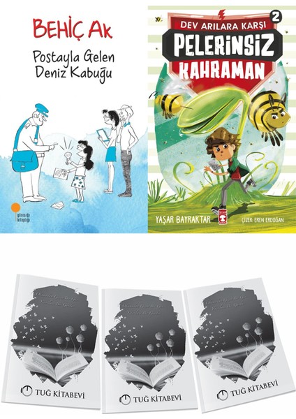 Postayla Gelen Deniz Kabuğu ve Pelerinsiz Kahraman Dev Arılara Karşı 2 + Hediyeli