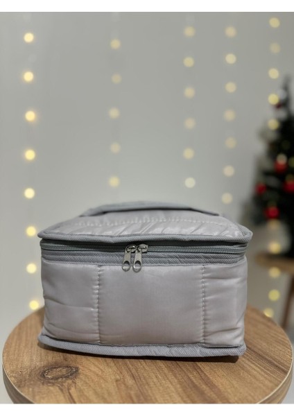 Gri Midili Hurç, Şık ve Kullanışlı Ev ve Seyahat Düzeni Aksesuarı fiyatları