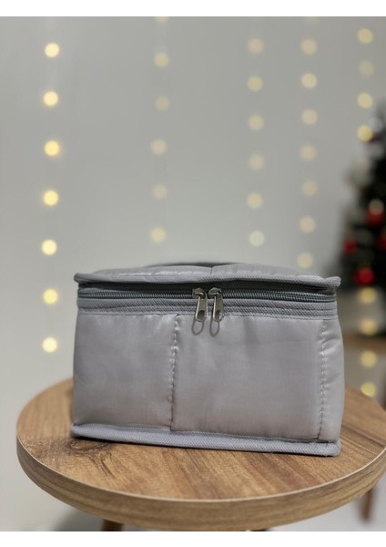 Gri Midili Hurç, Şık ve Kullanışlı Ev ve Seyahat Düzeni Aksesuarı modelleri