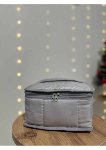 Gri Midili Hurç, Şık ve Kullanışlı Ev ve Seyahat Düzeni Aksesuarı fırsatları