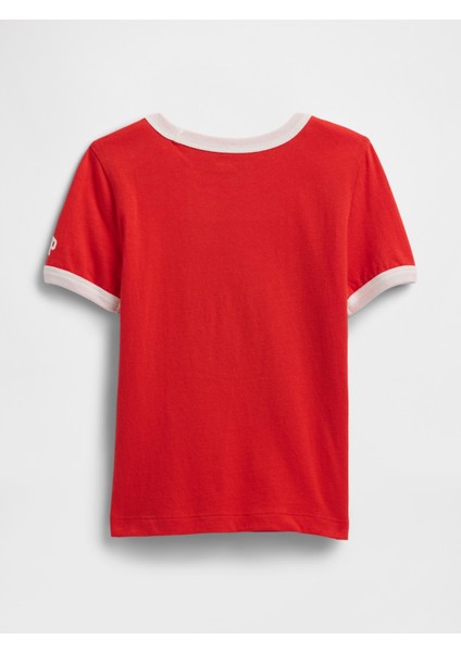 Erkek Bebek Kırmızı Marvel Baskılı T-Shirt modelleri