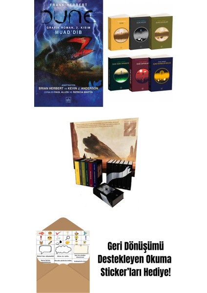 Dune Grafik Roman: 2. Kısım – Muad’dib + Dune Takım Set + Dune Serisi Kutu Set (6 Kitap – Ciltli)