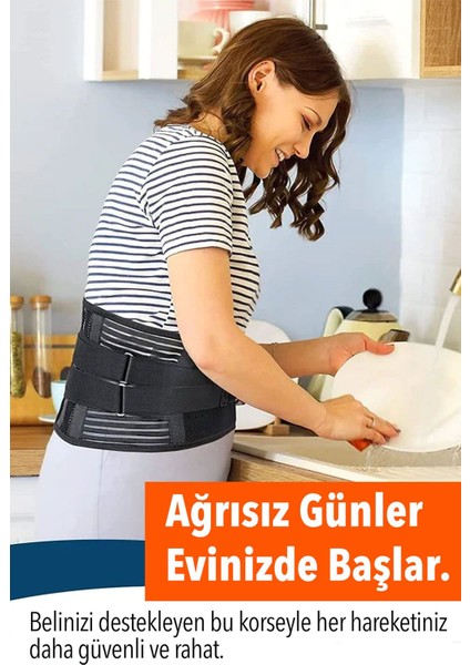 3D Ekstra Bel Korsesi, Destekli ve Konforlu, Balenli Medikal Bel Destek Aparatı modelleri