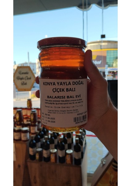 Doğal Konya Yayla Çiçek Balı 850 gr – Katkısız ve bal fiyatları