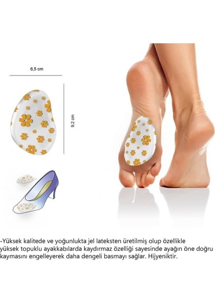 Yapışkanlı Jel Ped, Ayakkabı Güçlendirme ve Kayma Önleyici, Konfor Sağlar modelleri