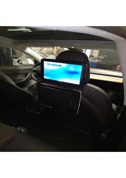 Tesla Model 3 Için Vesa 75 Mount ile DVD Player Tutucu (Plastik Aparattır) 3D