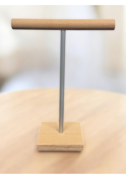 Kahverengi Ahşap Takı ve Saat Organizeri, Bileklik Askısı, 25CM Düzenleyici fırsatları