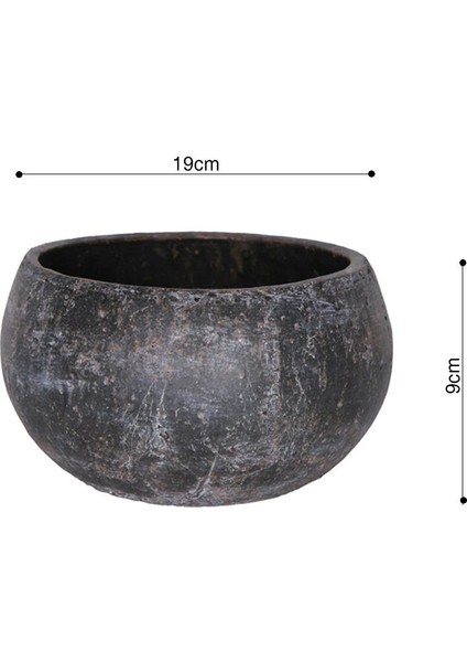 Boet Gri Seramik Çanak 19*9cm