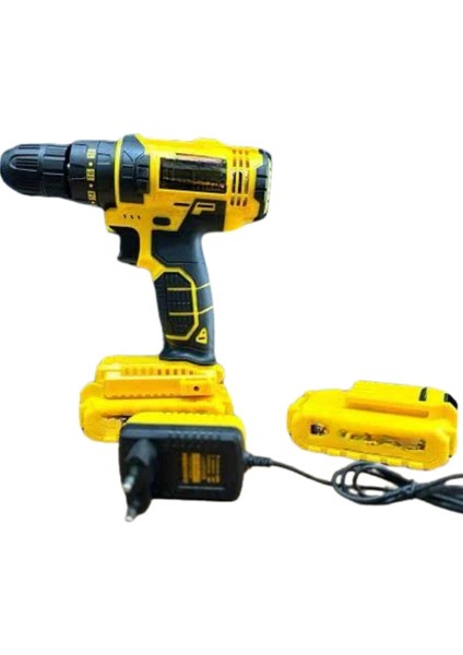 Matkap Seti 24 Parça Çift Bataryalı Darbeli LED Işıklı Vidalama modelleri
