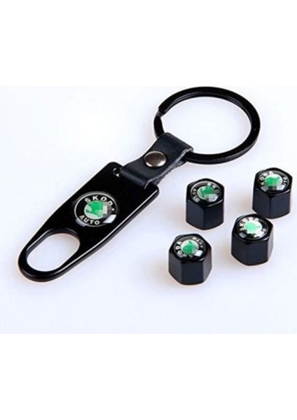 Skoda Felicia Uyumlu Logolu Anahtarlık ve Sibop Kapak Seti modelleri