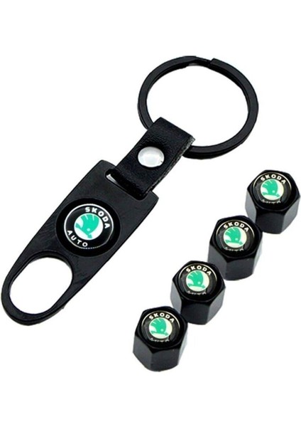 Skoda Felicia Uyumlu Logolu Anahtarlık ve Sibop Kapak Seti indirimleri