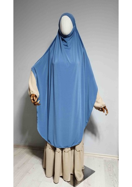 Tam Boy Sandy Sufle Khimar Hijab Eşarp Indigo fiyatları