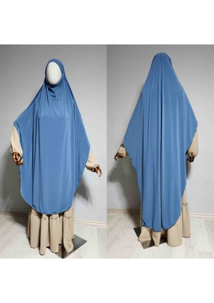 Tam Boy Sandy Sufle Khimar Hijab Eşarp Indigo fırsatları