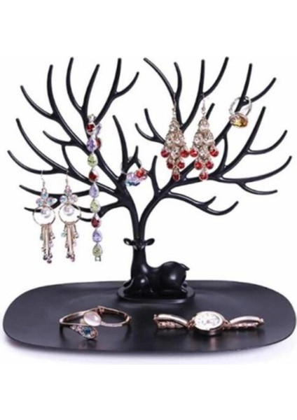 Şık Geyik Temalı Takı Düzenleyici, Yüzük ve Küpe Askısı fiyatları