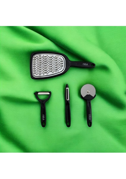 Şefin 4'lü Seti(Rende,pizza Dilimleyici,meyve Soyacağı-Sebze Soyacağı,hamur Kesici) fırsatları