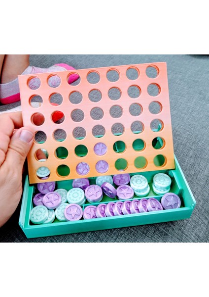 Sırayla 4'lü Seyahat Oyunu (Dört Klonu Bağla) (Sadece Plastik Aparattır!!!) 3D fırsatları