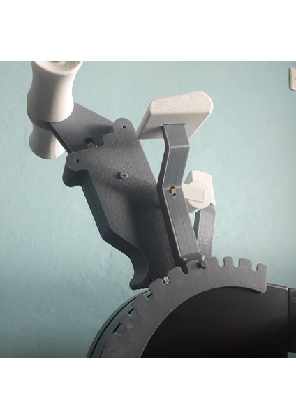 Saıtek Gaz Dönemi Için Yaylı Kapak Kolu (Plastik Aparattır!!!) 3D