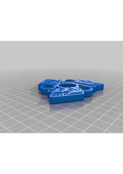 Utah Jazz Fidget Spinner - WINGNUT2K (Plastik Aparattır!!!) 3D