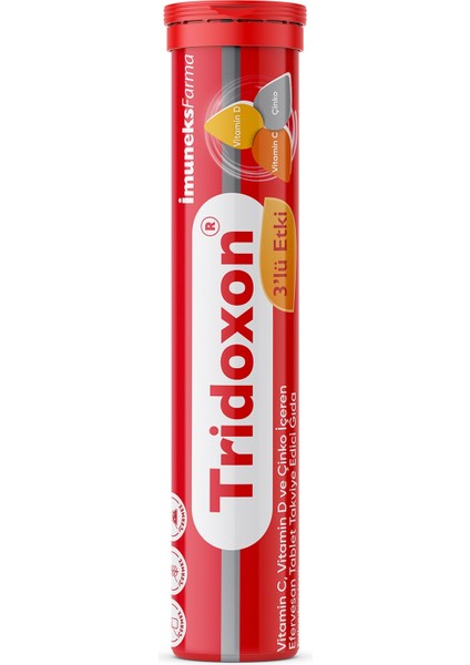 Imuneks Farma Tridoxon 15 Efervesan Tablet