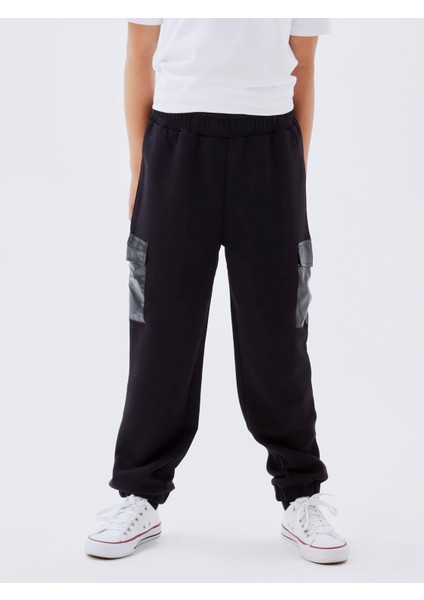 Nkflelıa Siyah Erkek Çocuk Eşofman Altı