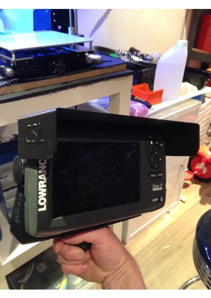 Lowrance Elite / Hook 7 Güneşlik (Plastik Aparattır!!!) 3D