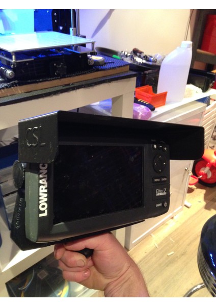 Lowrance Elite / Hook 7 Güneşlik (Plastik Aparattır!!!) 3D fiyatları