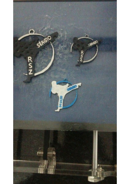 Taekwondo Keychain 3D