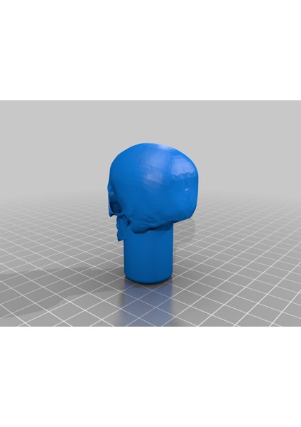 Kafatası Motorlu Motorlu Tekerlekli Sandalye Joysteri Süslemesi 3D modelleri