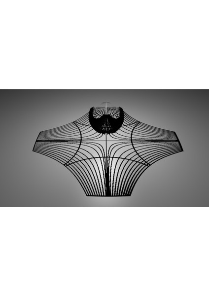 Stereografik Projeksiyon Düz Hiperbol (Plastik Aparattır!!!) 3D