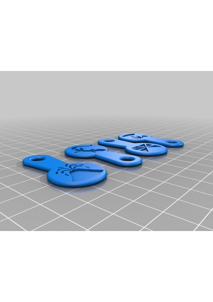 Reunion Adası Jetonu 3D modelleri