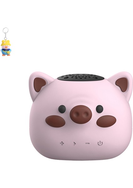 Domuz Teşvik Karikatür El Isıtıcı Bluetooth Ses Mini Kart Taşınabilir El Isıtıcı Ses (Yurt Dışından)