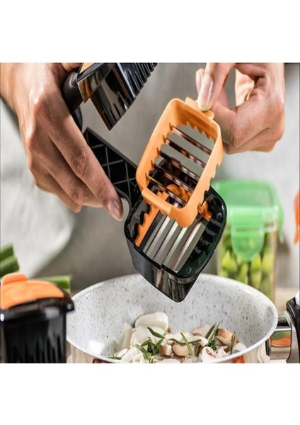 Şef Aşçı Için Hazneli Hızlı Meyve Sebze Doğrayıcı 5 Fonksiyon Rende indirimleri