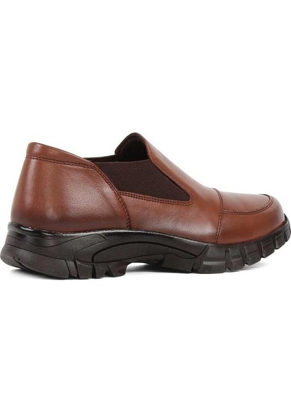 Kadın Taba Lastikli Kalın Tabanlı Deri Ayakkabı indirimleri