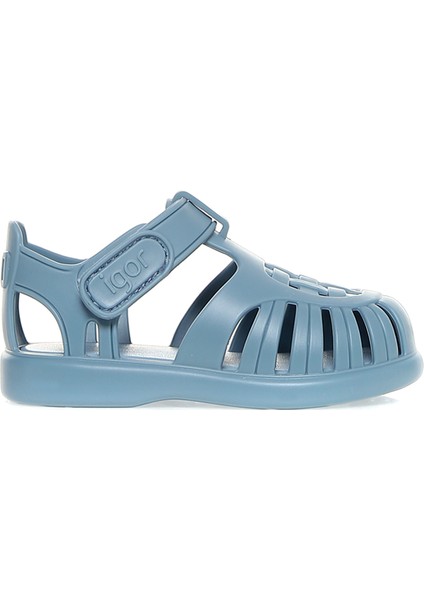 S10271 TOBBY SOLID Mavi Kız Çocuk Sandalet