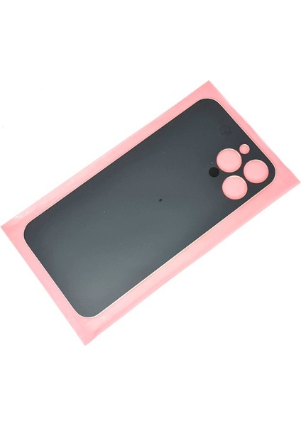 - iPhone 13 Pro Max Arka Pil Batarya Kapağı - Cam Kapak Geniş Lens Deliği - Mavi fiyatları