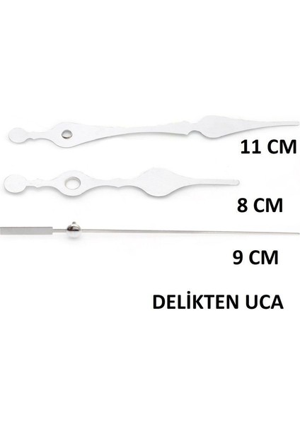 2 Adet Şaft Uzunluğu 18MM Sarkaçlı Duvar Saati Mekanizması, Gümüş Renk fiyatları