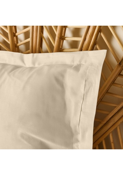 Soft Basic Oxford 2'li Yastık Kılıfı - Bej - 50X70 cm fiyatları