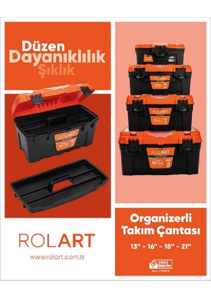 13'' Organizerli Taşınabilir Çanta, Çok Bölmeli ve Şık Tasarımlı modelleri