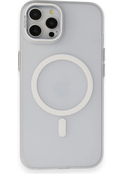 Iphone 15 Pro Max Frost Standlı Magsafe Kapak - Şeffaf Mrayd