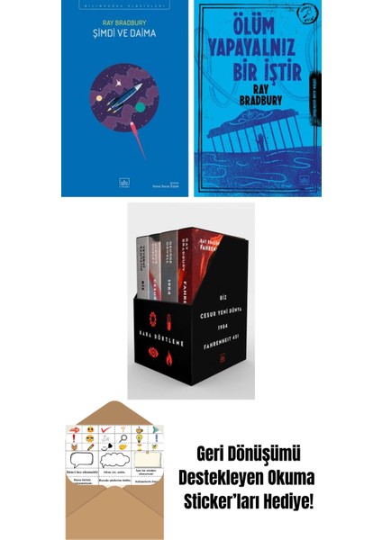 Şimdi ve Daima + Ölüm Yapayalnız Bir Iştir + Kara Dörtleme Kutu Set (4 Kitap)