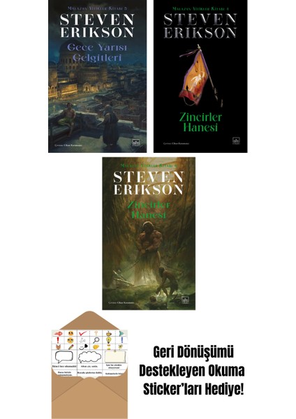 Gece Yarısı Gelgitleri / Malazan Yitikler Kitabı 5 + Zincirler Hanesi – Malazan Yitikler Kitabı 4 (Ciltli) + Zincirler Hanesi – Malazan Yitikler Kitabı 4